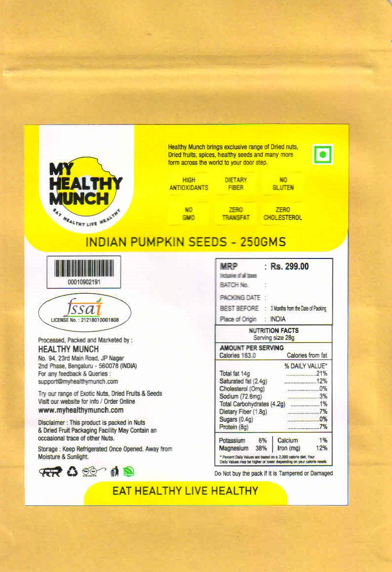 package detailing - Mhm Indian Pumpkin Seeds